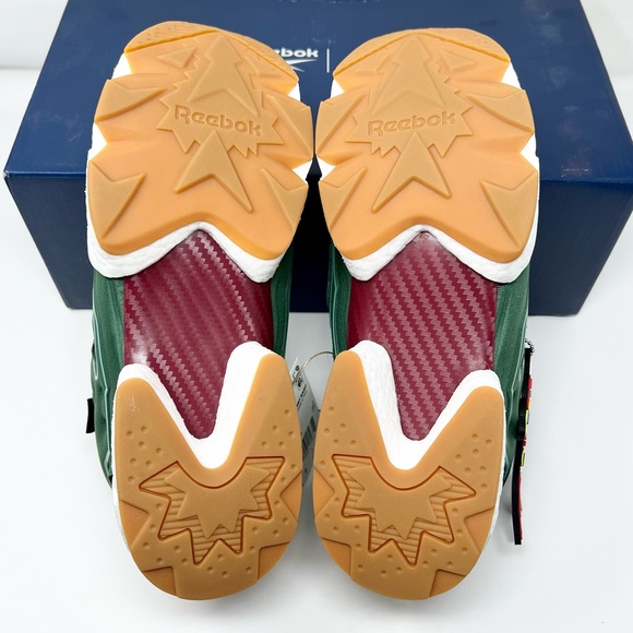 Reebok x adidas x BBC INSTAPUMP FURY BOOST GREEN Low Top Athletic Sneakers - Picture 10 of 15